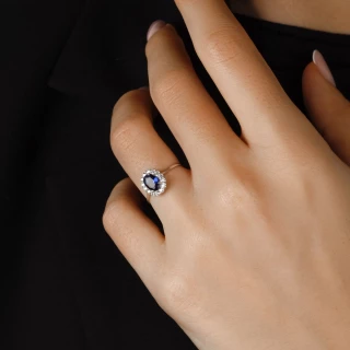 Bague "Sérénade Royale" Or blanc