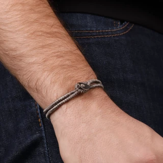 Bracelet Homme double cordon "Terran"...