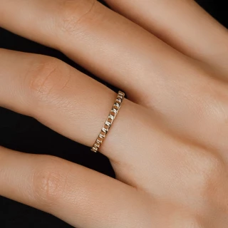 Bague "Pulse" Or jaune