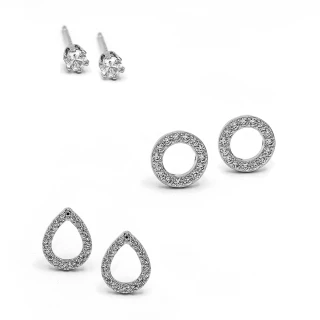 Set Boucles d'oreilles "Radiance"