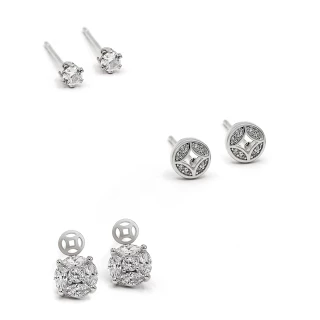 Set Boucles d'oreilles "Ocean" - Argen...