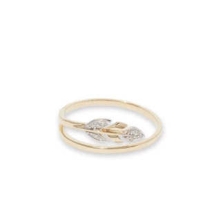 Bague "Divine Éblouissante" Or jaune e...