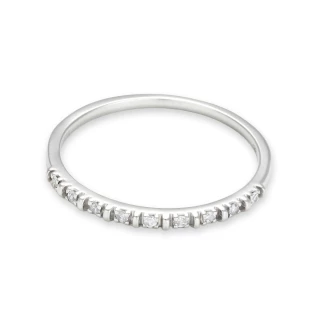 Bague " Muriel" Or blanc et Diamant