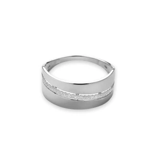 Bague " Jeanne" Or blanc et Diamant