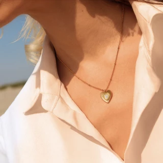 Collier "Elisabetta" acier inoxydable