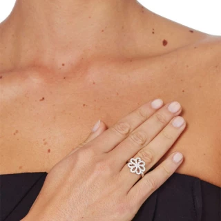 Bague "Dalhia" Argent 925