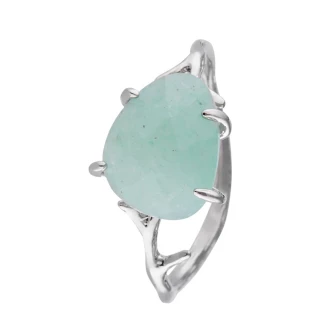 Bague "Galaxie" Aventurine verte Laito...
