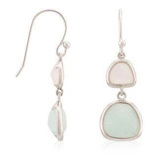 Boucles d'oreilles "Veillée" Aventurin...