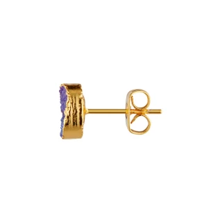 Boucles d'oreilles "Solaris" Drusy vio...