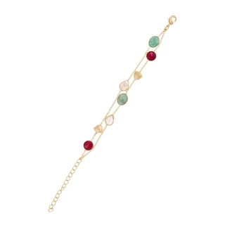 Bracelet "Vestigia" Aventurine Verte,...