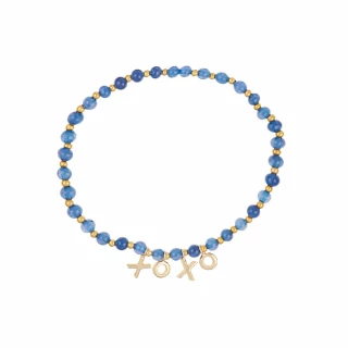 "XOXO" Bracelet élastique et lettering...