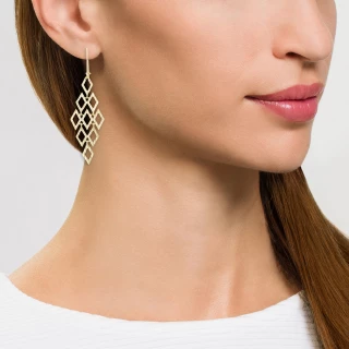 Boucles d'oreilles "Poignant" Or jaune