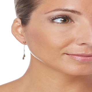 Boucles d'oreilles "Rayonnante" Or jau...