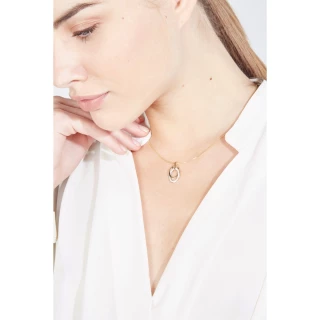 Pendentif "Double Jeu" Or Jaune et Dia...