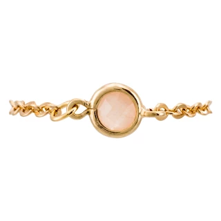 Bague "Fugitive" Aventurine rose Laito...