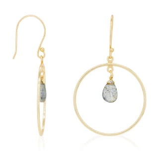 Boucle d'oreilles "Sérénité" Labradori...