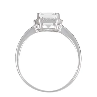 Bague "Maestromantique Topaze" Or blan...