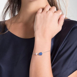 Bracelet chaine "Juliana" laiton argen...