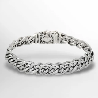 Bracelet Homme Argent massif 925 - HRM...