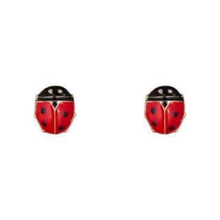 Boucles d'oreilles "Petite Coccinelle"...