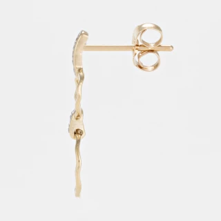 Boucles d'oreilles Or Jaune et Diamant