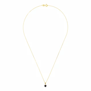 Pendentif Or Jaune et Saphir