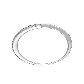 Bague "Eléa" Or blanc et Saphir