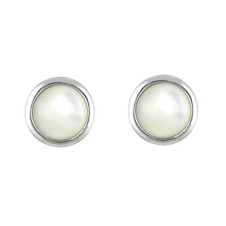 Boucles d'oreilles "Périhélie" Nacre L...