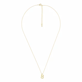Collier Lettre B Bambou