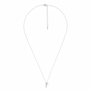 Collier Lettre I Zirconium