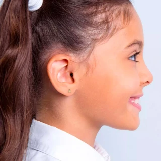 Boucles d'oreilles enfant "Ourson" Or...