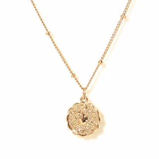 Collier médaille astrologique Cancer