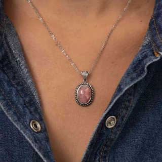 Pendentif "Piña" Rhodochrosite 5,40ct...