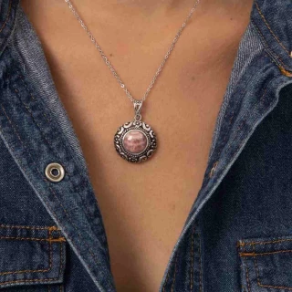 Pendentif "Ocote" Rhodochrosite 5,80ct...