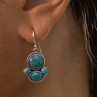 Boucles d'oreilles "Yareta" 3,87ct/4 e...