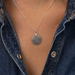 Collier "Mostaza" Argent Massif 925/10...