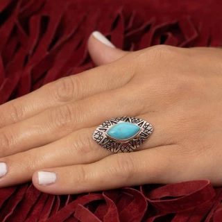 Bague "Algarrobo" Turquoise 1,80ct et...