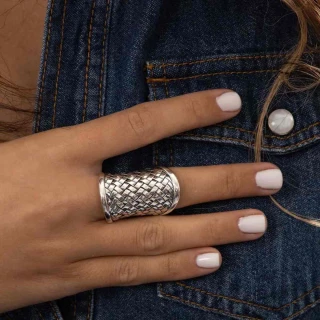 Bague "Marañón" Argent Massif 925/1000