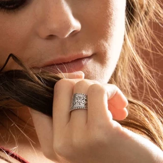 Bague "Ceiba" Argent Massif 925/1000
