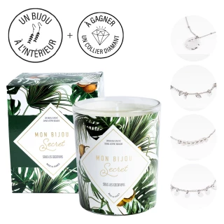 Bougie Bijou Bracelet argenté - Parfum...