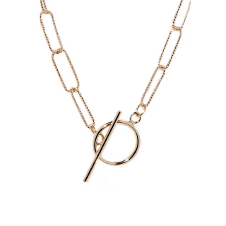 Collier fermoir en T Colomba