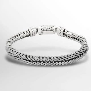 Bracelet Homme Argent massif 925 - HRM...