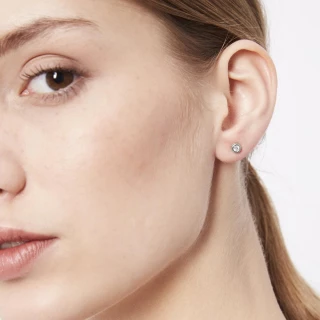 Boucles d'oreilles Or Blanc et Diamant...