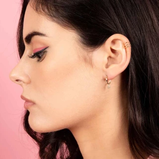Boucles d'oreilles "Mystique" Or jaune