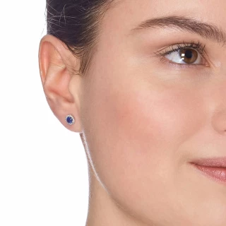 Boucles d'oreilles Or Blanc Diamant et...