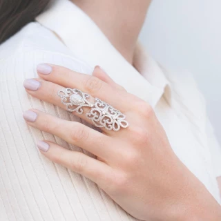 Bague "Tendancia" Argent 925