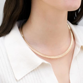 Collier "Frémissement" Or jaune
